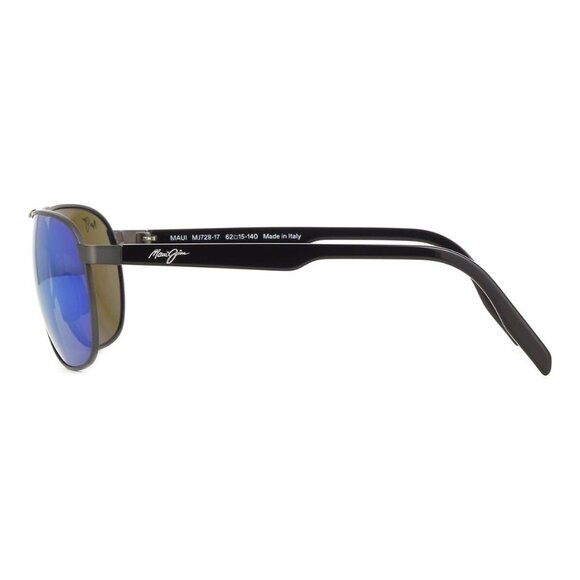 New MAUI JIM Castles Black Polarised Aviator B728 17 Sunglasses Women - Picture 3 of 4
